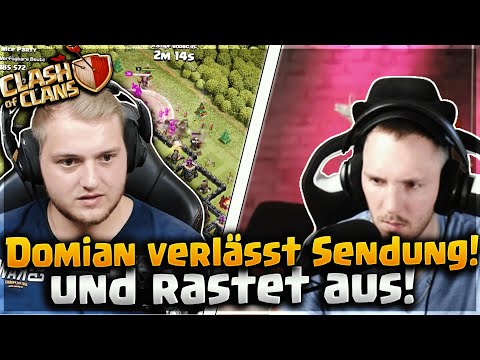 😂😱 DOMIAN LEAVES SHOW! Domian freaks out and leaves the studio | CoC Talk