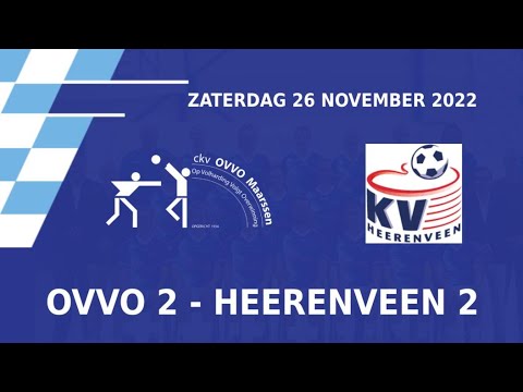OVVO Maarssen vs Heerenveen 2 | Livestream (26-11-2022)