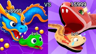 🐍 Snake Hero vs Snake Rush – The Ultimate Snake Battle Begins!