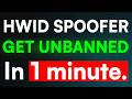 HWID Spoofer Get Unbanned WITHOUT Factory Reset