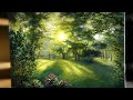 Sunlight Through The Back Yard Landscape Painting