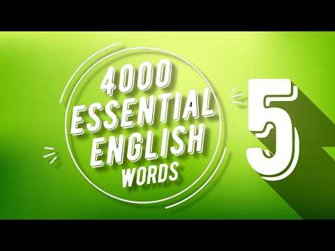 4000 Essential English Words 5 — Advanced Vocabulary for Fluency & Exams!
