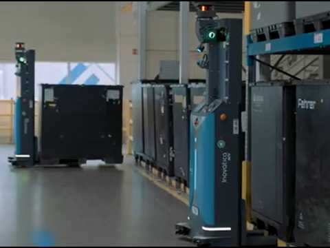 Miniatura filmu z wdrożenia AGV w Magna