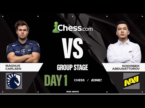 ESPORTS WORLD CUP 2025: Magnus v. Nodirbek, Hikaru v. Sindarov & More Clash In Finals Day 1