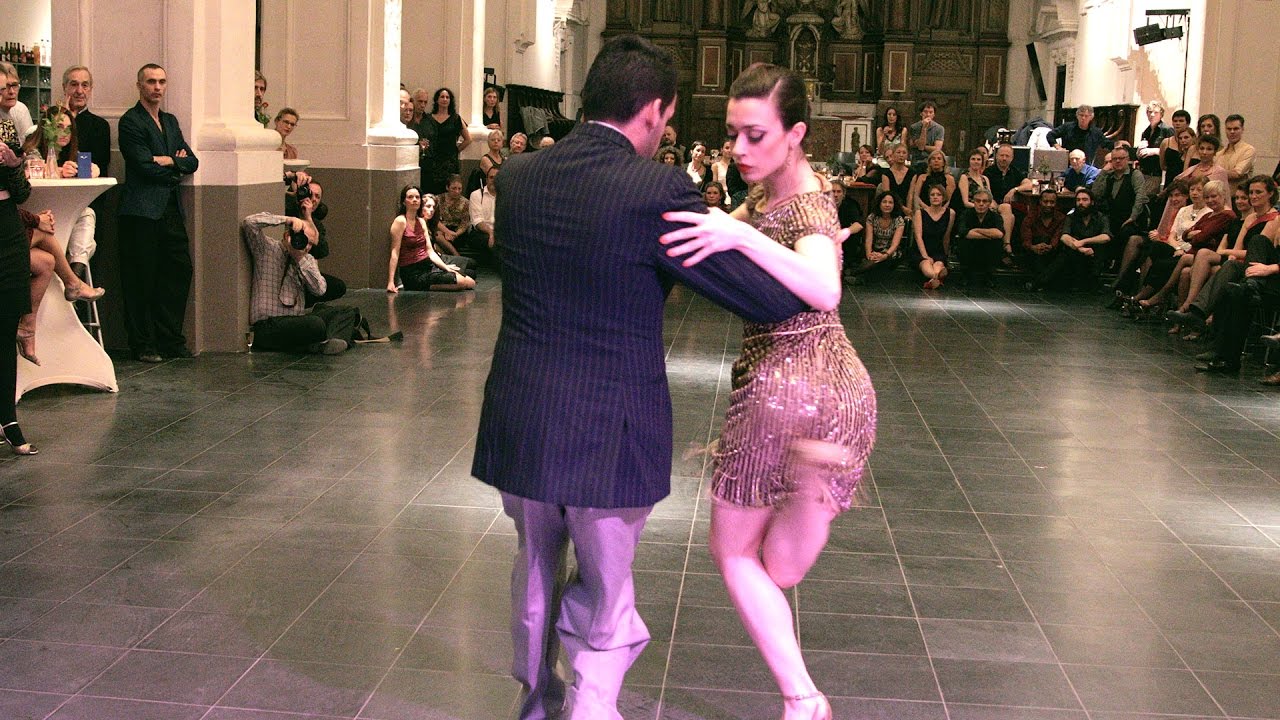 Tango: Laura D'Anna y Sebastian Acosta, 2016, Milonga de Gante, 1/3