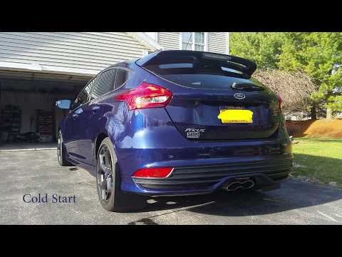 Focus ST COBB Intake/Exhaust Sound Comparison