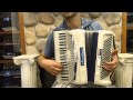 1666 - Navy Blue Ivory Excelsior Accordiana LM 120 ...