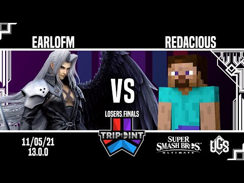 Tripoint Smash 119 - Losers Finals - EarlOfM(Sephiroth) Vs. Redacious(Steve)