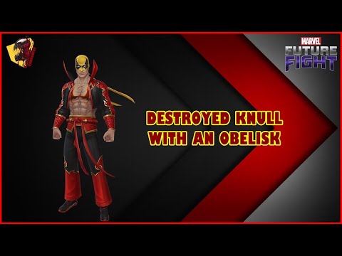 Marvel Future Fight - IRON FIST DESTROYED KNULL WITH AN OBELISK