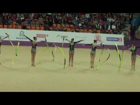 Team Bulgaria, 5 ribbons. Grand Prix, 2015, Final, Moscow.