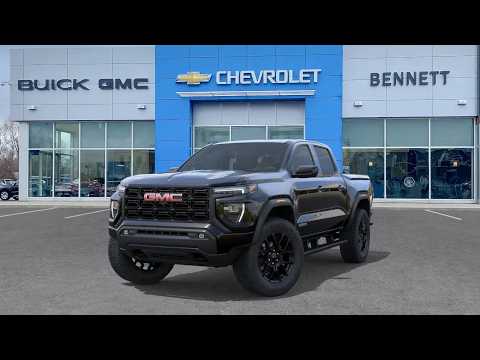 2026 GMC Canyon Crew Cab Short Box 4-Wheel Drive Elevation in Black for sale at Bennett Chevrolet Cadillac Buick GMC Ltd. in Cambridge, ON