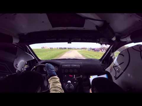 41 Rajd Cieszyńska Barbórka 2015 - Onboard os 1 - Jakub Lesiak / Łukasz Biernot - Honda Civic Type-r
