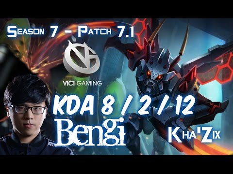 VG Bengi KHA'ZIX vs RENGAR Jungle - Patch 7.1 KR Ranked