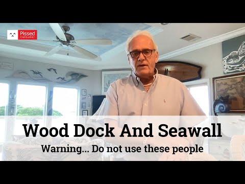 Wood Dock And Seawall - Warning ..do Not use this company - Image 15