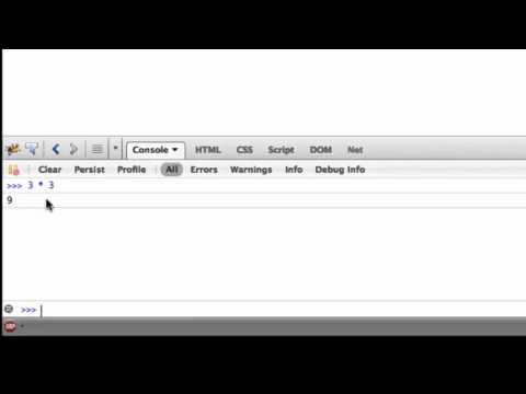 Firebug For Learning Javascript