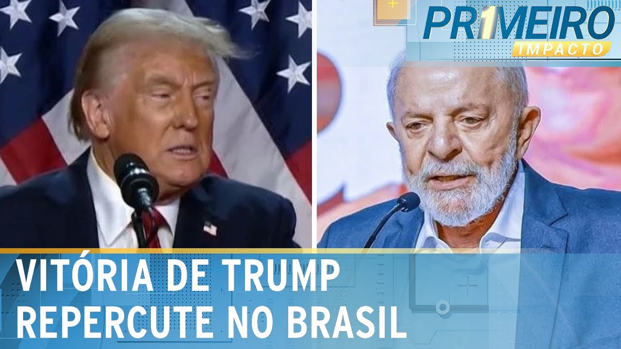 Lula dá parabéns a Trump e deseja "sorte e sucesso ao novo governo" | Primeiro Impacto (06/11/24)
