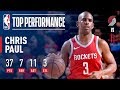 Chris Paul Scores 37 Points Vs The Blazers Jan 10 2018