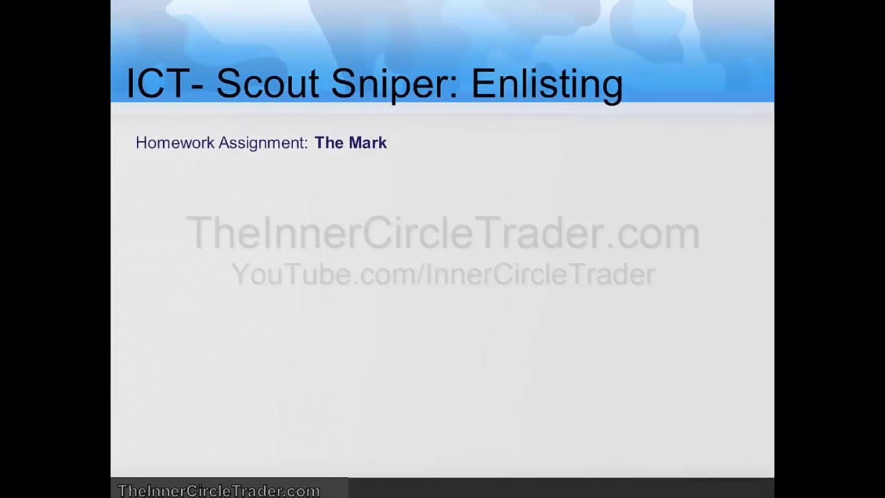 ICT Forex Scout Sniper Basic Field Guide - Vol. 1