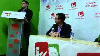 preview picture of video 'Discurso del Candidato de IU-LV a la Alcaldía de Almansa durante la inauguración de la sede'