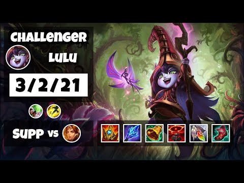 Lulu vs Leona KOREAN Challenger SUPPORT (3/2/21) - v11.13