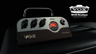 Video thumbnail for Vox MV50 Boutique Compact Amp Head | Gear4music demo by Gear4music Guitars