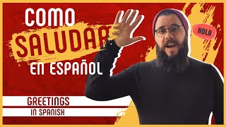 Greetings in Spanish: 5 Must-Know Ways to Greet People in Spanish! 👋🏽 [SPANISH LESSON 1]