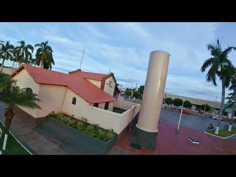 Voo nova praça após a reforma, Bosque de Ouvidor Goiás 