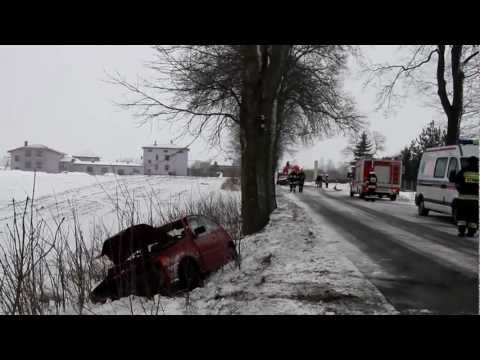 Wypadek koło Lubawy