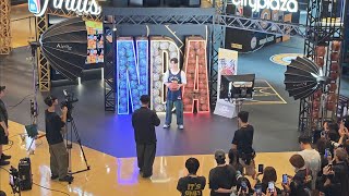 NBA exhibition in Asia, with Stanley Yau 邱士縉as the demonstration guest
