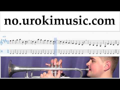 Lær å Spille Trompet Luis Fonsi - Despacito Melodi Trening Del#1 um-a935