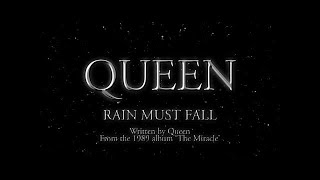 Queen - Rain Must Fall - (Official Lyric Video)