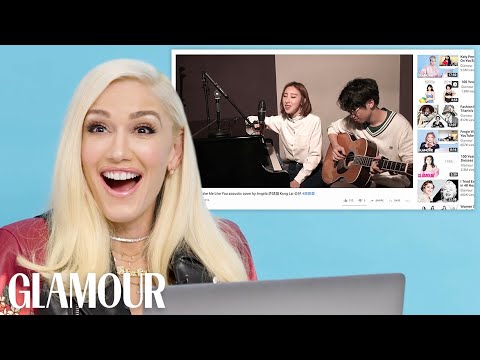 グウェン・ステファニー、YouTubeでファンカバーを見る｜Glamour (Gwen Stefani Watches Fan Covers on YouTube | Glamour)