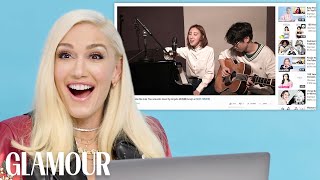 Gwen Stefani Watches Fan Covers on YouTube | Glamour
