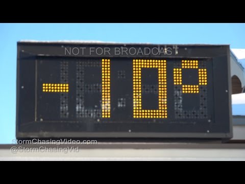 Minneapolis, MN Brutal Sub Zero Morning Weather - 12/13/2016