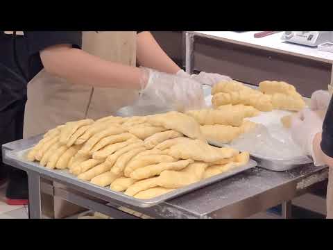 Waffles made of Croissants - Korean street food