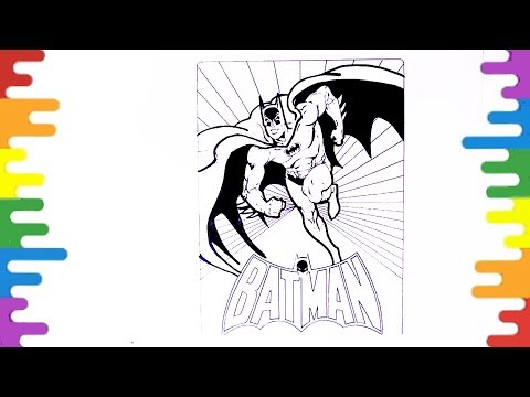 Batman Coloring Pages, How to Color Batman, Superhero Coloring Pages, Coloring