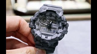 G-SHOCK CAMOUFLAGE GREY CAMOUFLAGE GA700CM-8A