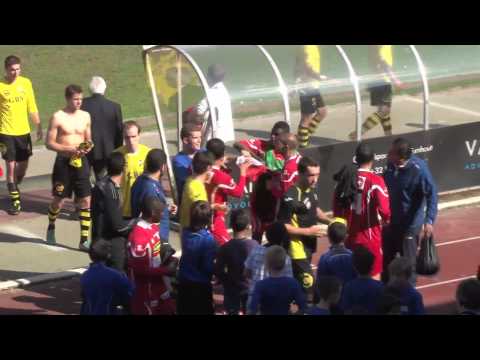 Celebration KV Turnhout after the victory