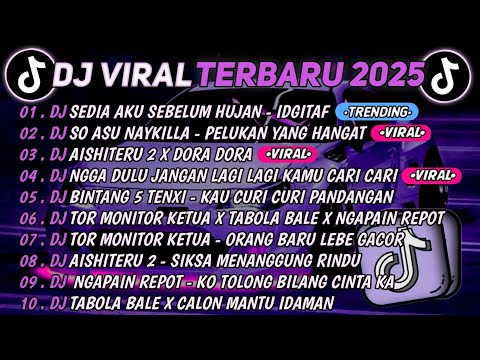 DJ TIKTOK TERBARU 2025🎵DJ SEDIA AKU SEBELUM HUJAN - IDGITAF🎵DJ SO ASU NAYKILLA || FULL ALBUM 