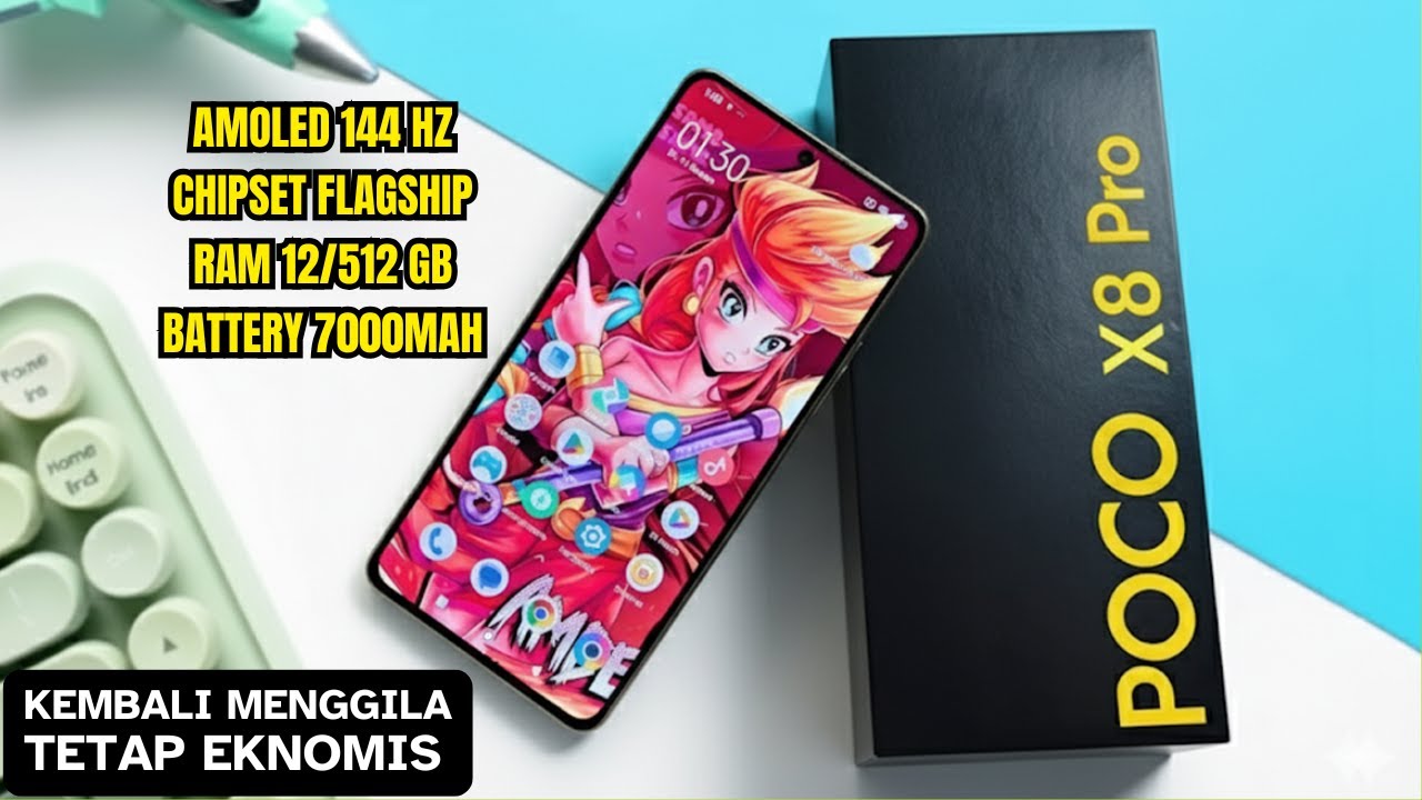 GILAA CEPET BANGET‼️POCO X8 PRO - INI UPGRADE PALING BRUTAL DARI POCO!!