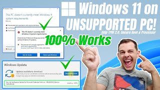 How to Install Windows 11 on Unsupported PC (Updat