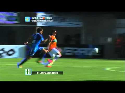 Gol de Noir. Rafaela 2 - Banfield 1. Fecha 11. Torneo Primera División 2014. FPT.