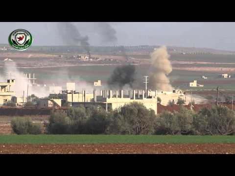 استهداف حاجز السلام في خان شيخون بقذائف الهاون من قبل لواء الفرقان