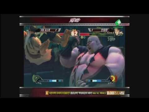 SF4:Kindevu (Ru) vs Laugh (Ry) - Team Korea vs Team Japan - Set 01 - NStarGame Tuhon 2009