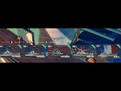 WOWS  My Henri IV is commissioned!