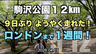 【めざせ320】ようやく走れた！ロンドンマラソンまで１週間！  2026.04.19  #サブ４ #サブ35 #ロンドンマラソン