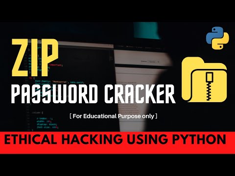 How To Crack Zip Password With Dictionary Attack Using Python Ethical Hacking With Python