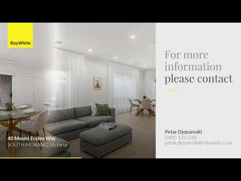 40 Mount Eccles Way, South Morang, VIC 3752, 4 slaapkamers, 2 badkamers, House