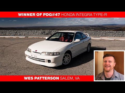 PrimeDriven Giveaway #47 Integra Type-R Winner!