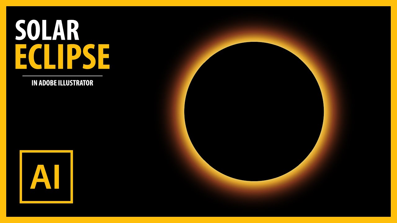 How To Create Full Moon Eclipse in Adobe Illustrator - Vector Tutorial